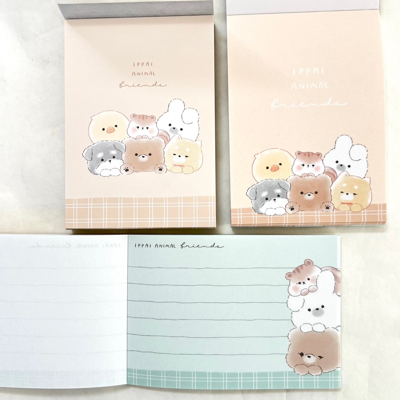 111748 Animal Ippai Mini Notepad-10