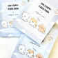 X 108907 Puppy Poodle Dog Osanpo Friends Mini Notepad-DISCONTINUED