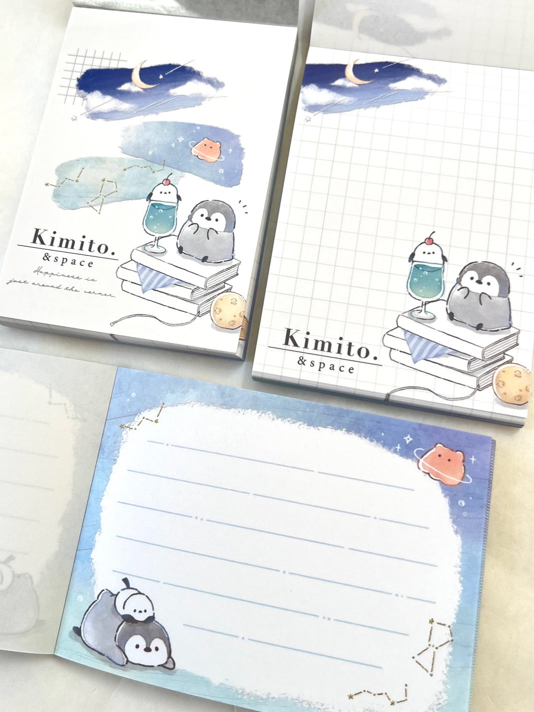 111750 Penguin Kimito & Space Mini Notepad-10