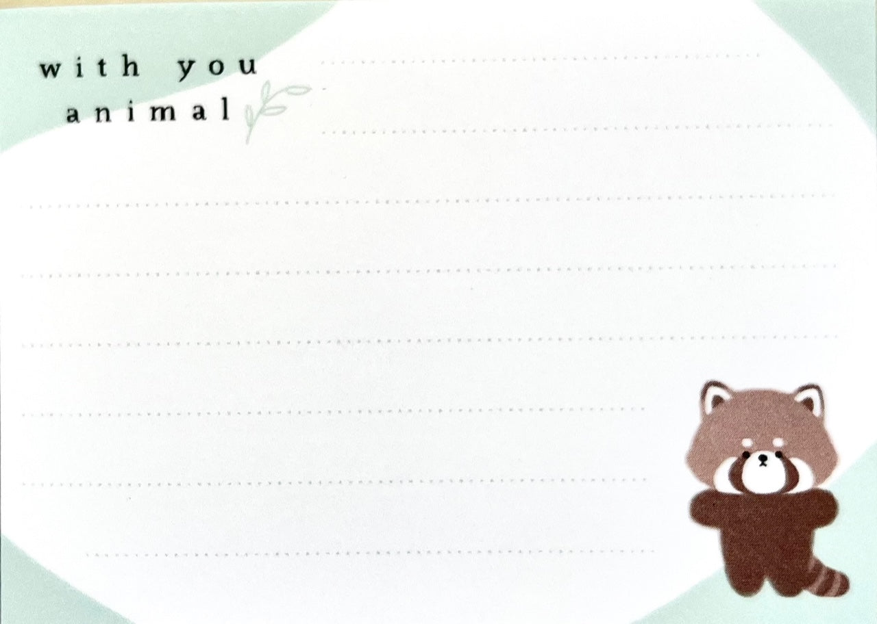 X 205600 Red Panda Mini Notepad-DISCONTINUED