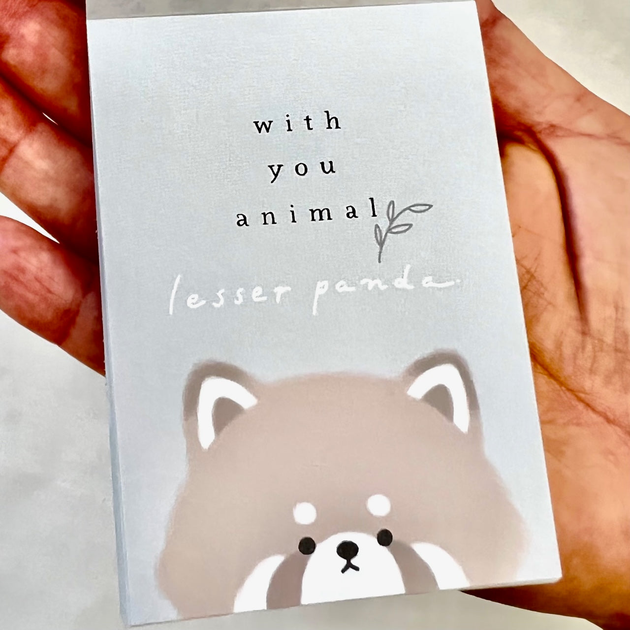 X 205600 Red Panda Mini Notepad-DISCONTINUED