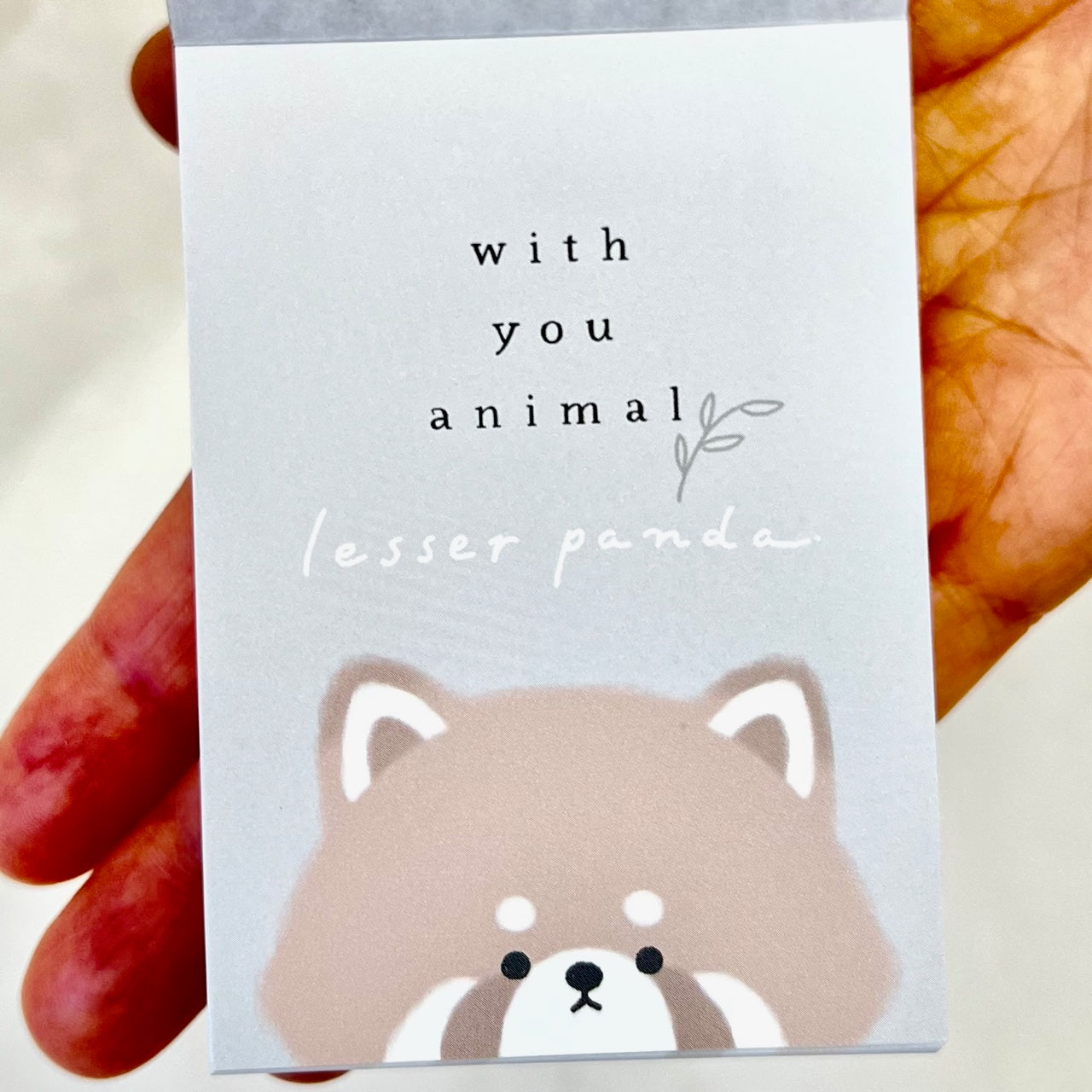 X 205600 Red Panda Mini Notepad-DISCONTINUED