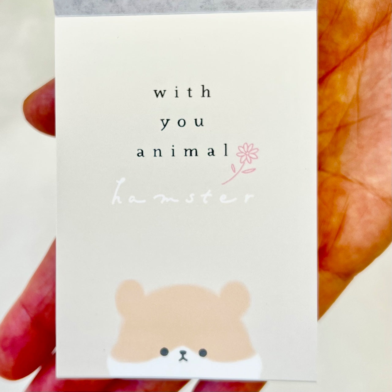 X 205603 Hamster Mini Notepad-DISCONTINUED