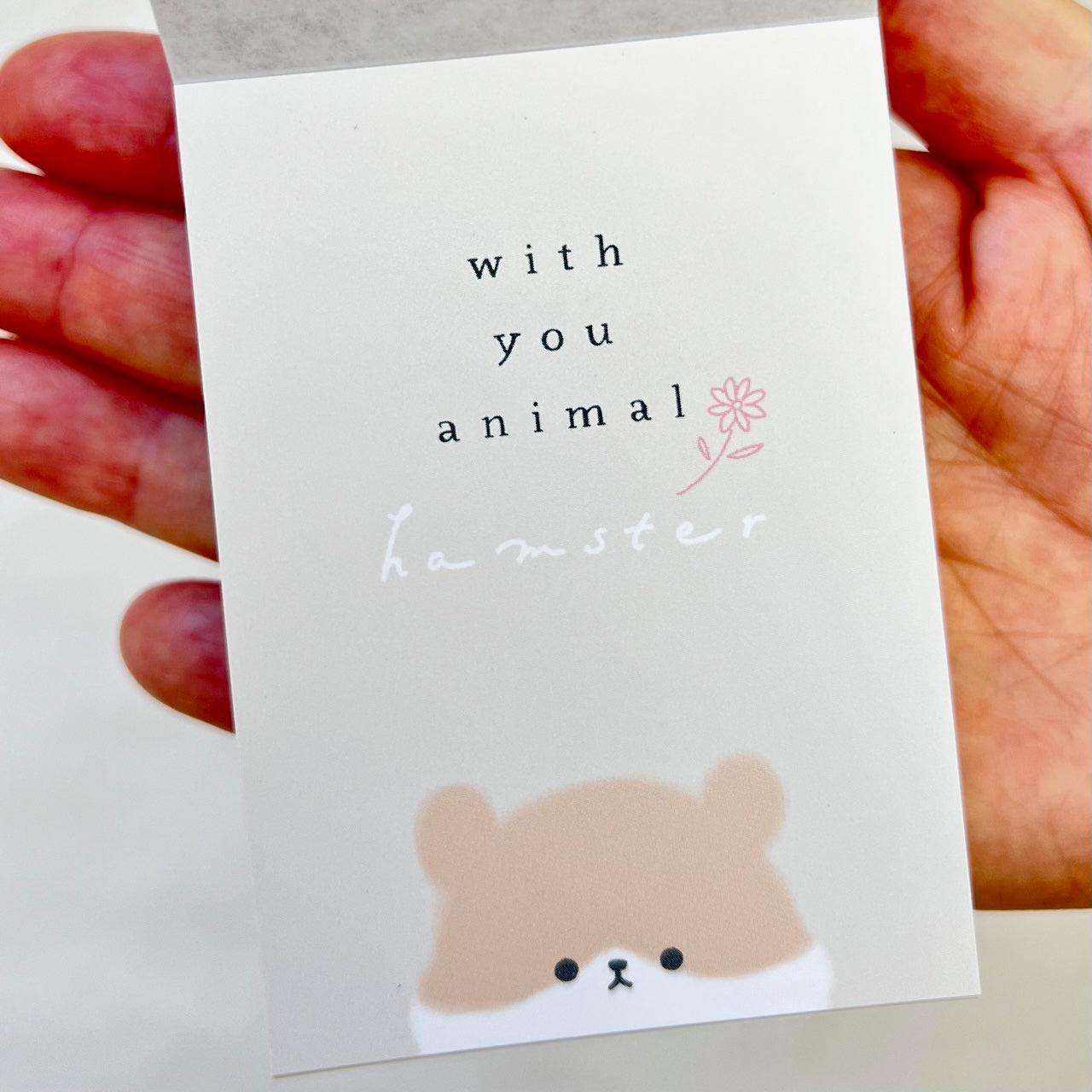 X 205603 Hamster Mini Notepad-DISCONTINUED