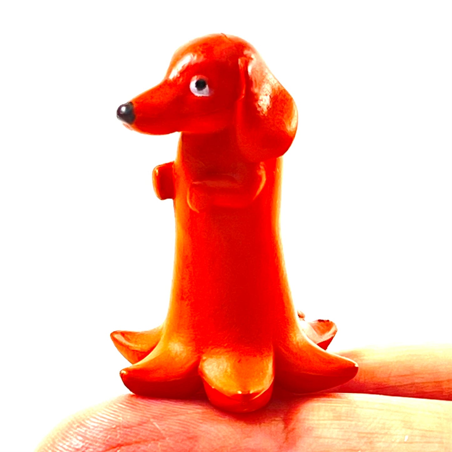 X 70961 Hot Dog Dog Figurine Capsule-DISCONTINUED