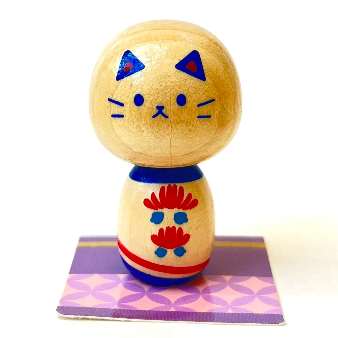 X 70962 Wooden Animal Doll Kokeshi Capsule-DISCONTINUED