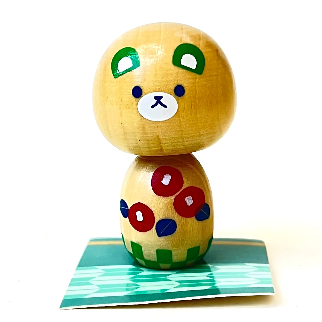 X 70962 Wooden Animal Doll Kokeshi Capsule-DISCONTINUED