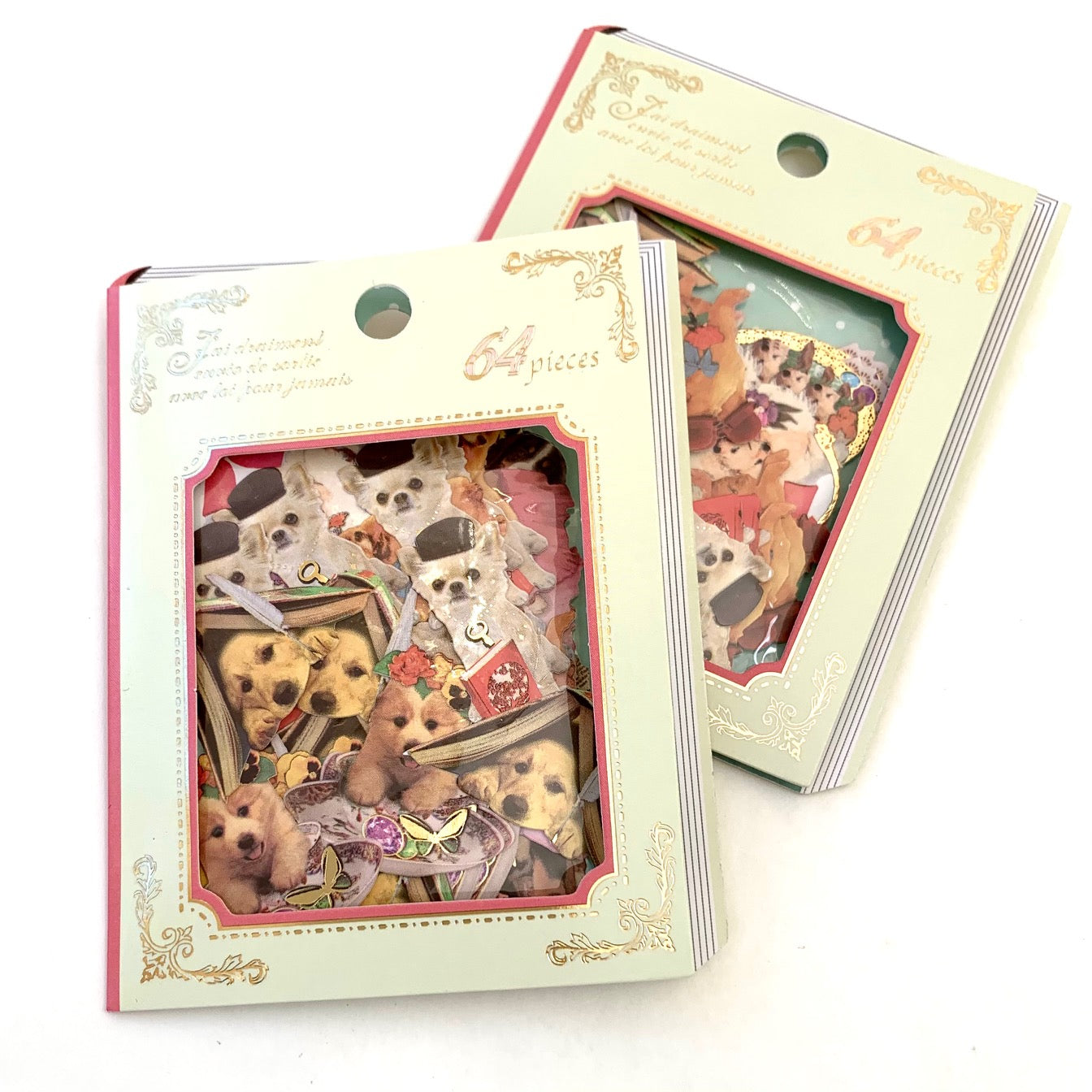 X 71092 Cute Dogs 64 stickers in a bag-DISCONTINUED