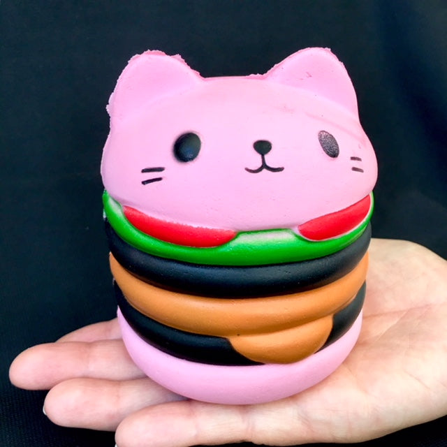 Burger cat squishy best sale