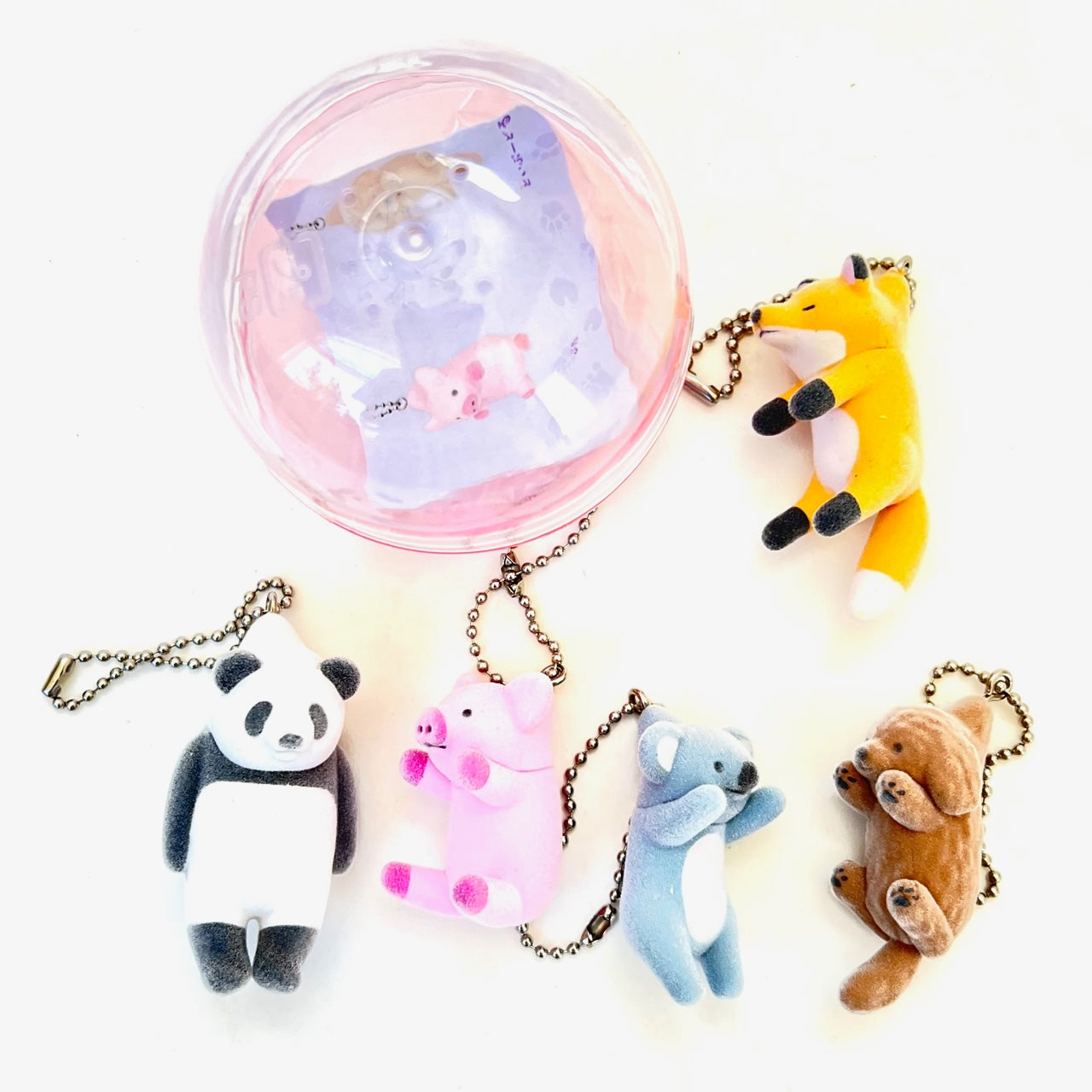X 70969 Furry Animal Charms Capsule-DISCONTINUED