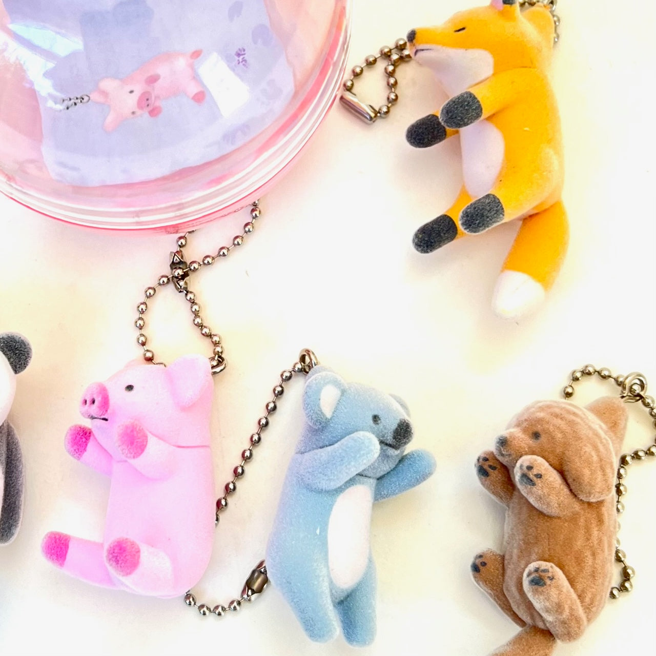 X 70969 Furry Animal Charms Capsule-DISCONTINUED