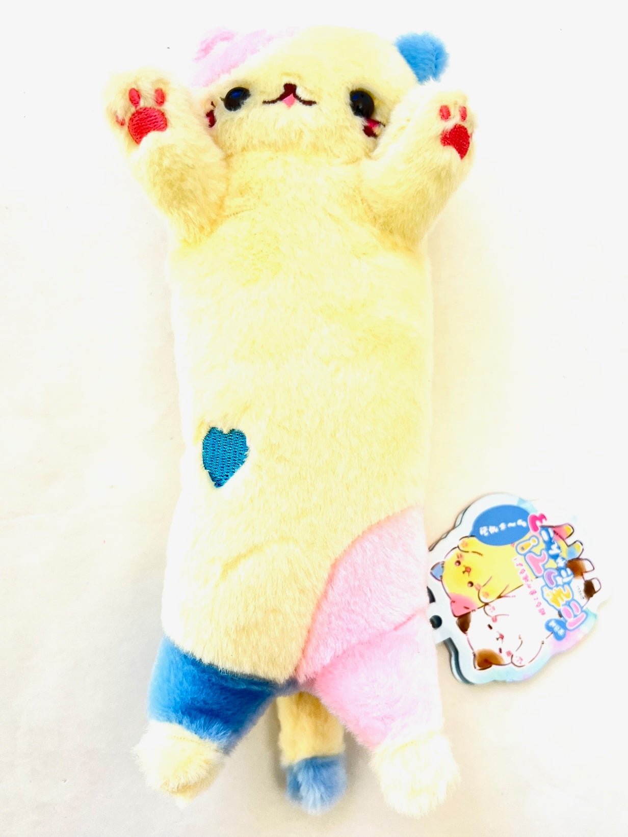 X 63240 Long Cat Squeak Plush-DISCONTINUED