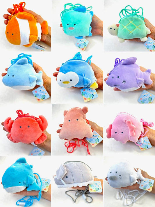 X 63352 SEA WORLD PLUSH BAGS-DISCONTINUED