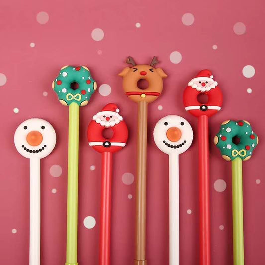 X 22385 CHRISTMAS DONUT GEL PEN-DISCONTINUED