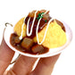X 83043 OMURICE JAPANESE OMELETTE RICE KEY CHARM-DISCONTINUED