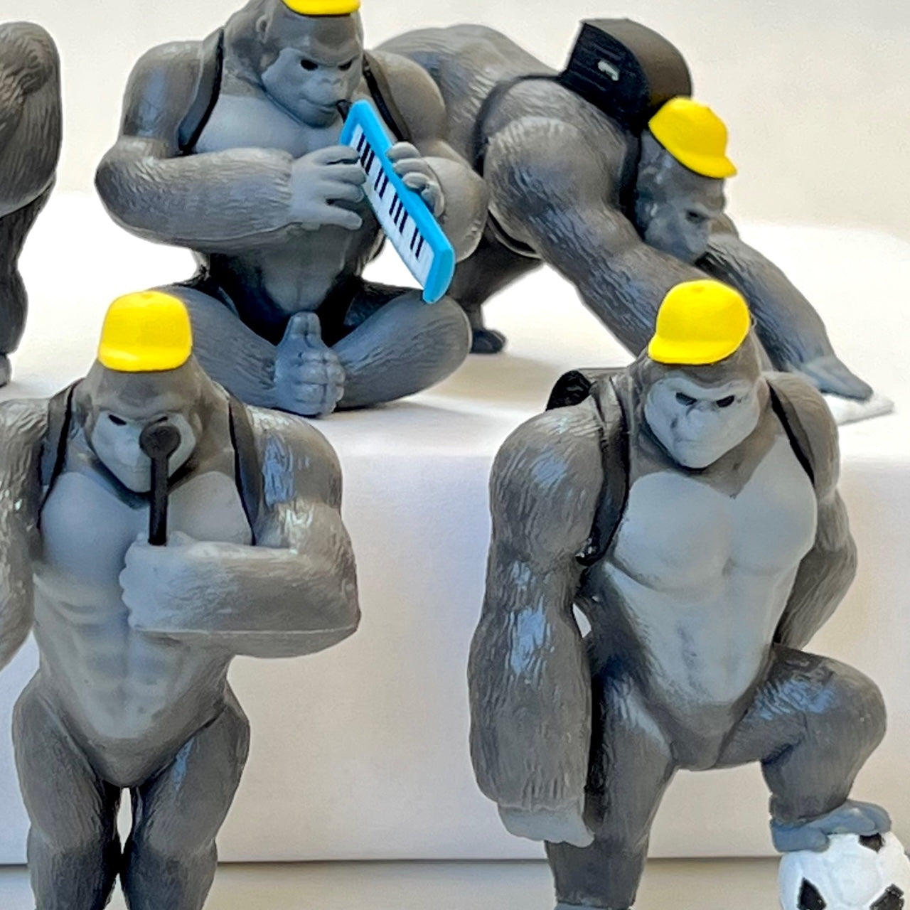 X 70989 Gorilla Students Figurine Capsule-DISCONTINUED