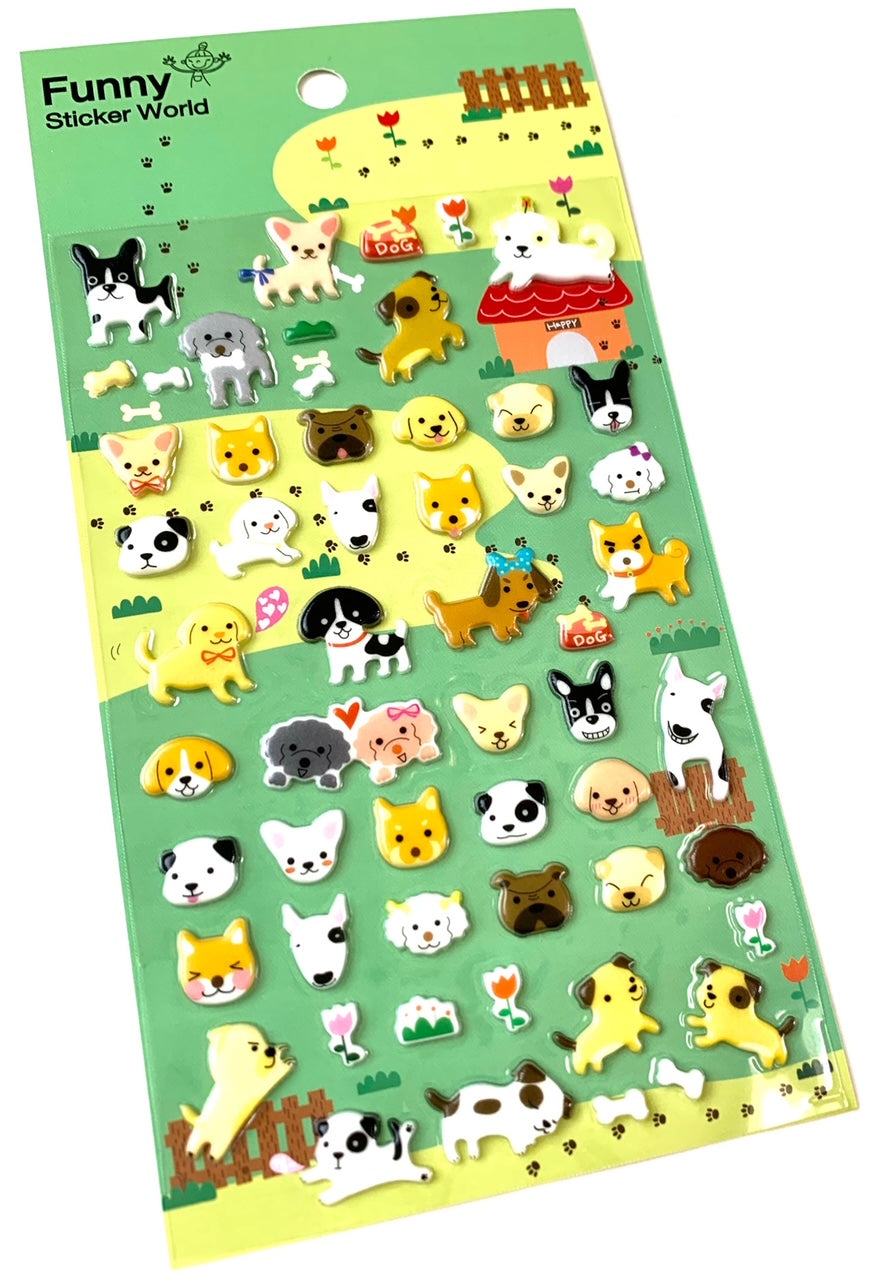 Stickers puffies So cute - Vacances - 20 autocollants - Stickers