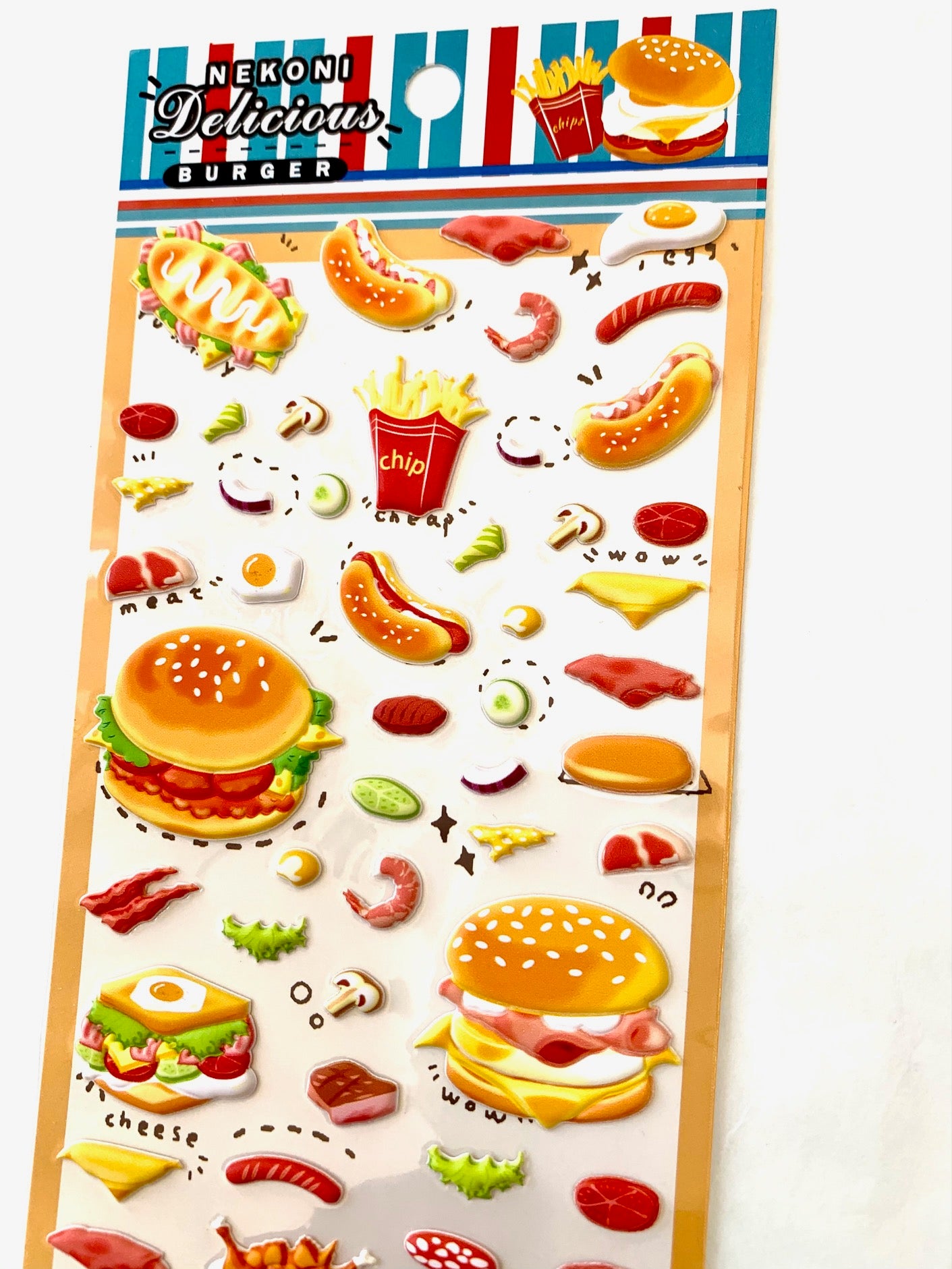 Burger Sticker for Sale by slyfieri