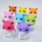 X 381831 HAMSTER ERASERS 8 colors-DISCONTINUED